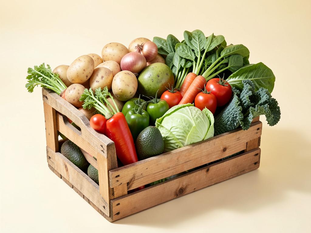 Large Fresh247 wholesale vegetable crate for community sharing